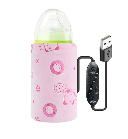 Portable USB Baby Bottle Warmer Milk & Water Heating
