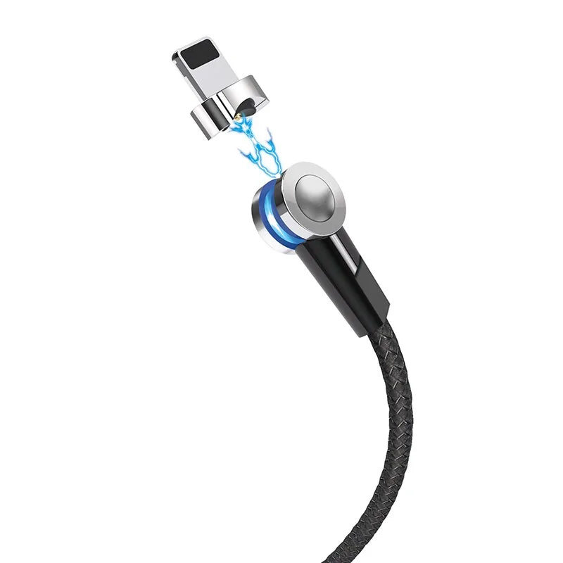 Magnetic USB Charging Cable 180° Rotate