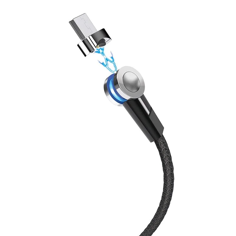 Magnetic USB Charging Cable 180° Rotate