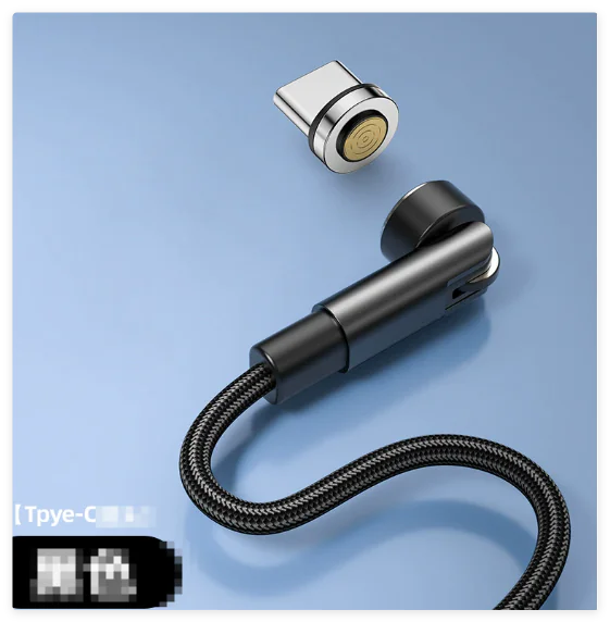 Magnetic USB Charging Cable 180° Rotate