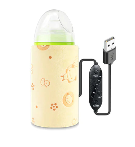 Portable USB Baby Bottle Warmer Milk & Water Heating