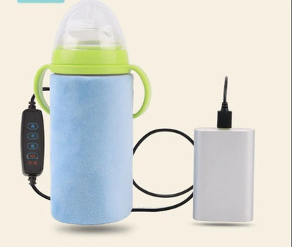 Portable USB Baby Bottle Warmer Milk & Water Heating